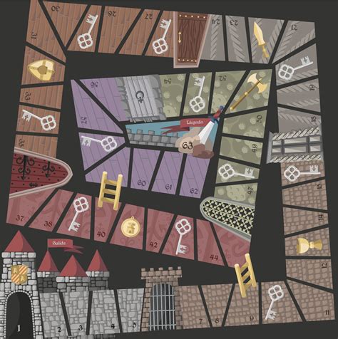Tablero de juego de The Oracle of Delphi