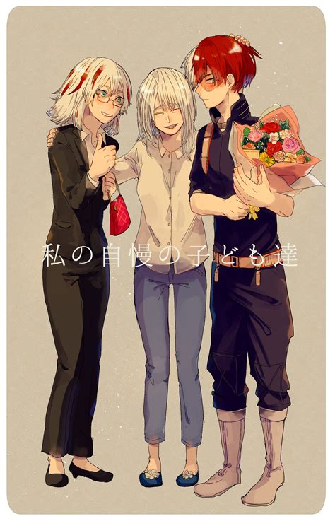Fuyumi Todoroki consolando a sus hermanos