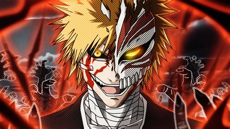 Ichigo Kurosaki en su forma Hollow luchando contra Grimmjow