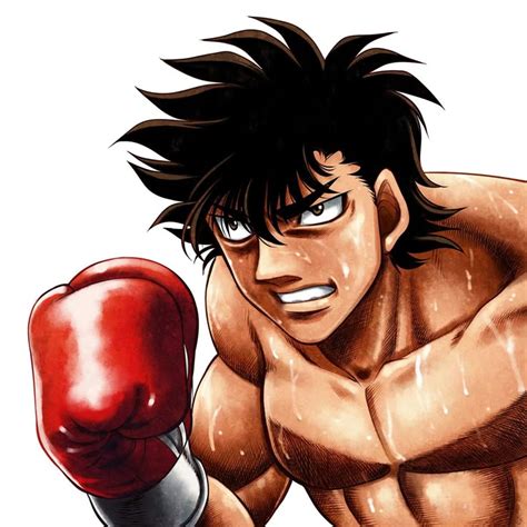 Ilustración de un combate de boxeo de Hajime no Ippo