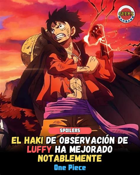 Representación visual del Haki de Observación en One Piece