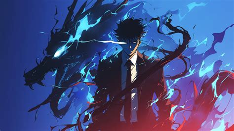 Escena de acción de Solo Leveling