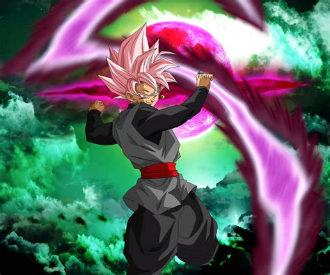 Goku enfrentándose a Black Goku