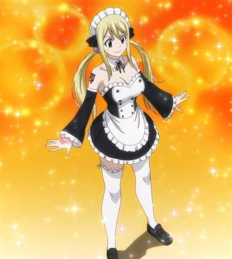 Lucy Heartfilia usando Star Dress en Fairy Tail