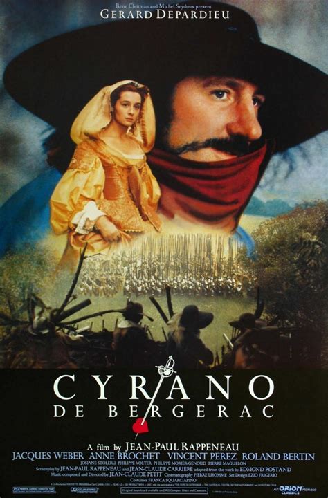 Ilustración de Cyrano de Bergerac escribiendo cartas de amor