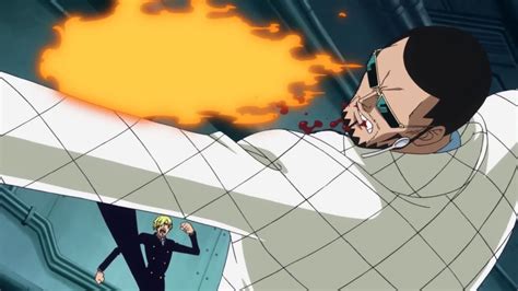 Sanji enfrentándose a Vergo