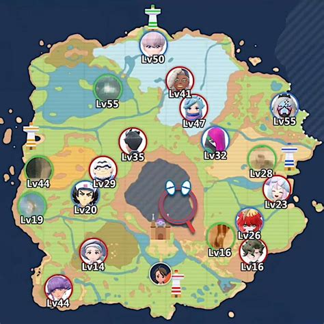 Mapa de la Región Beatha en Pokémon Decades