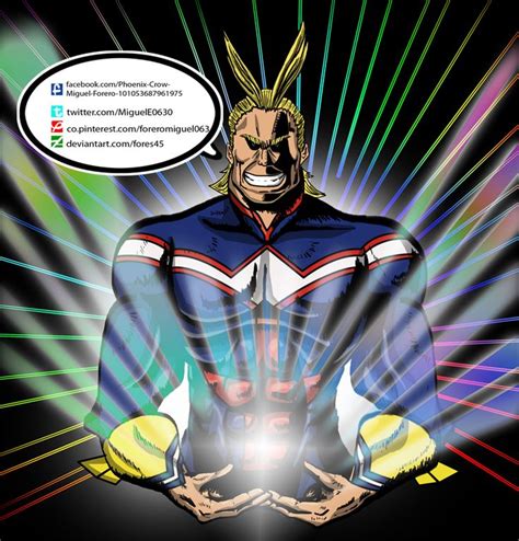 All Might en su forma musculosa