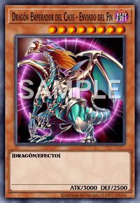 Ilustración del Dragón Emperador del Caos - Enviado del Fin