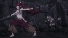 Kyouka torturando a Erza