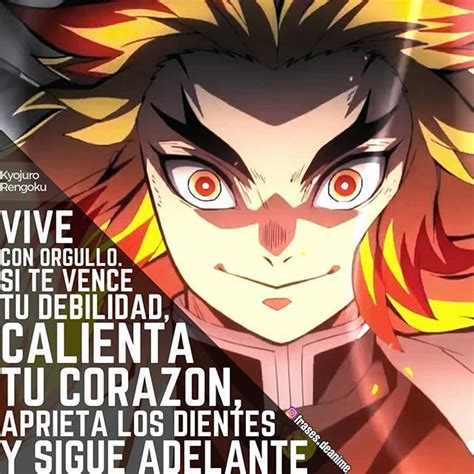 Kyojuro Rengoku recordando las palabras de su madre