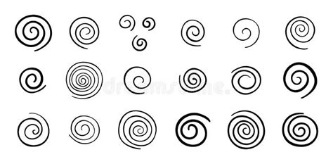 Ilustración de una espiral perturbadora