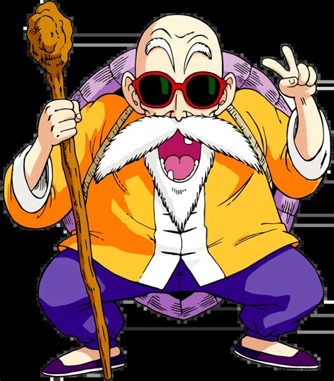 Kame-Sen'nin (Maestro Roshi) con el Abanico de Plátano