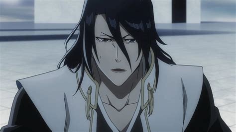Byakuya Kuchiki y Tsukishima mirándose bajo la luna