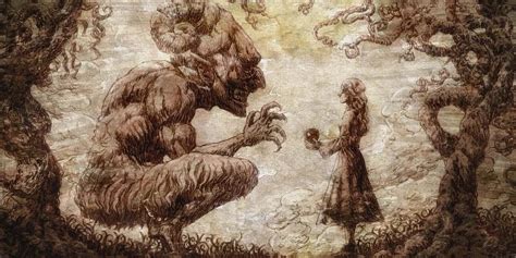 Ilustración de Ymir Fritz recibiendo el poder del Demonio de la Tierra
