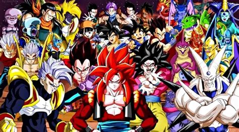 Comparativa de personajes de Dragon Ball Z y GT
