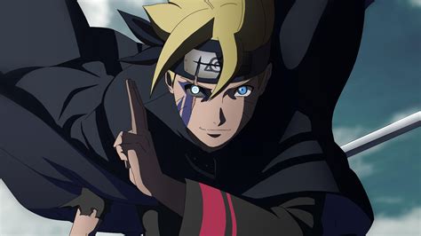 Boruto Uzumaki activando su marca Karma