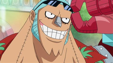 Franky en su forma cyborg con modificaciones