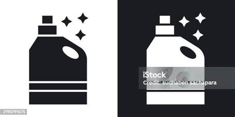 Iconos de lejía y limpieza
