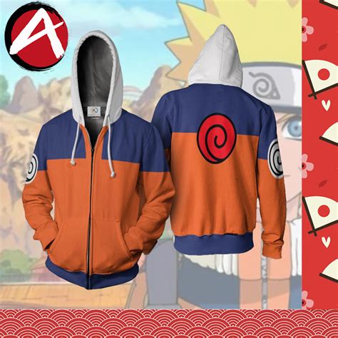 Chaqueta de Naruto estilo streetwear
