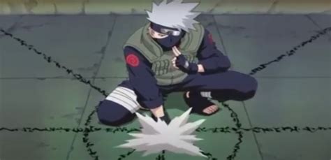 Kakashi invocando a sus Ninken