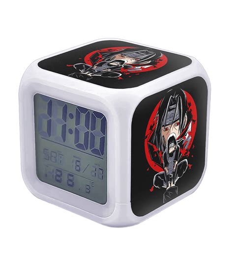 Reloj con diseño de Itachi Uchiha con Sharingan