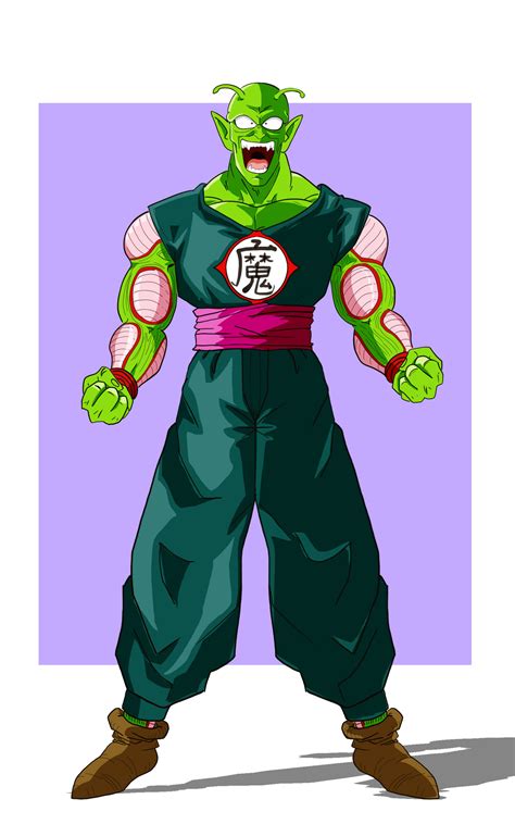 Ilustración de Piccolo Daimao sembrando el terror