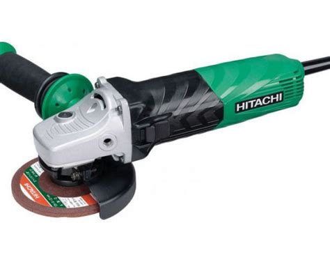 Mini amoladora HITACHI G13VA en acción