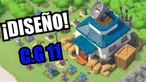 Ejemplo de diseño de base para Cuartel General nivel 11