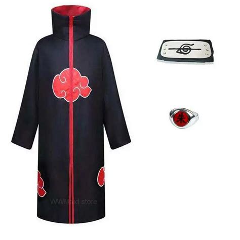 Comparativa de diferentes trajes de Akatsuki