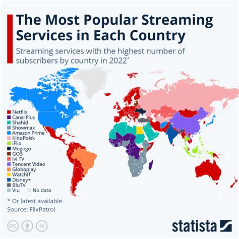 Mapa de disponibilidad de Bleach en plataformas de streaming