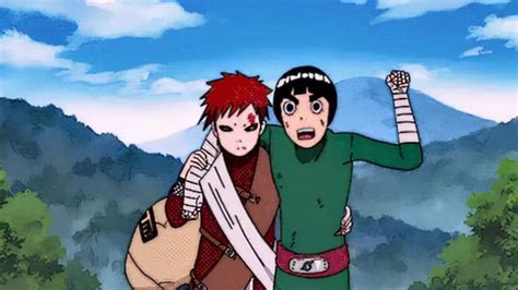 Gaara y Lee contra Kimimaro