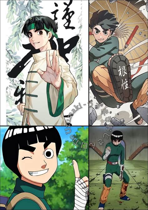 Rock Lee usando el Loto Primario en Gaara