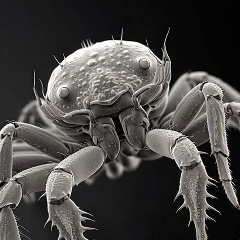 Microfotografía de un ácaro coloradilla
