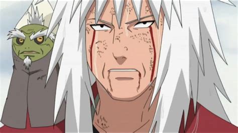 Imagen de Jiraiya a punto de morir
