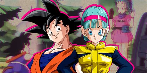 Bulma y Goku buscando las Dragon Balls