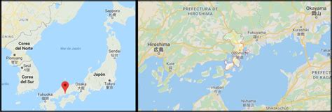 Mapa de Japón destacando Onomichi, lugar donde se desarrolla 