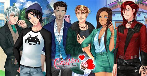 Captura de pantalla del juego Corazón de Melón con personajes masculinos