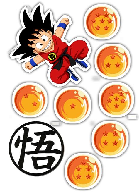 Envase de galletas de barquillo de Dragon Ball con pegatinas coleccionables