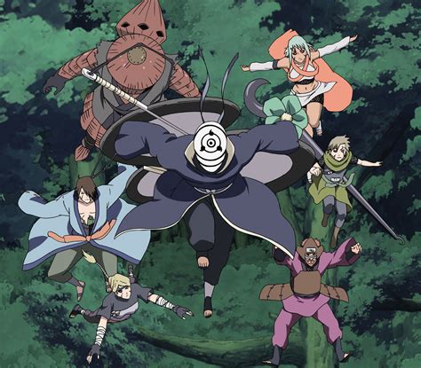 El Equipo Kakashi en acción durante la Cuarta Gran Guerra Ninja