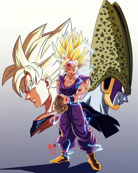 Son Gohan desatando su poder
