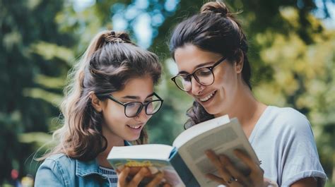 Pareja de chicas leyendo un webtoon juntas