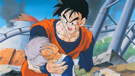 Gohan del Futuro con el Kaioshin Anciano del Futuro
