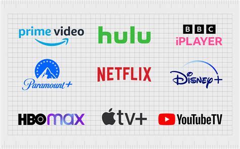 Logos de plataformas de streaming