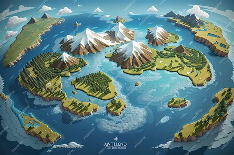 Un mapa estilizado de un territorio de lobos.