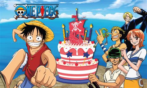 Personajes clave de One Piece celebrando sus cumpleaños