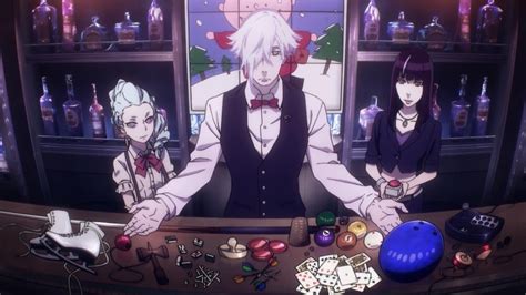 barra de bar misteriosa en Death Parade