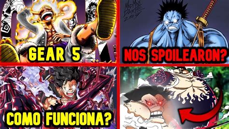 Diagrama de las diferentes Gears de Luffy