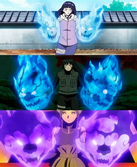Diagrama de las técnicas del Clan Hyuga