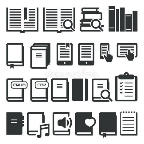 Iconos de diferentes dispositivos de lectura